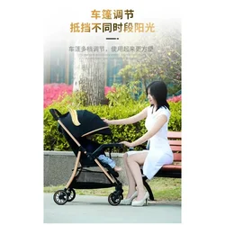 Cochecito de paseo plegable bidireccional para bebé
