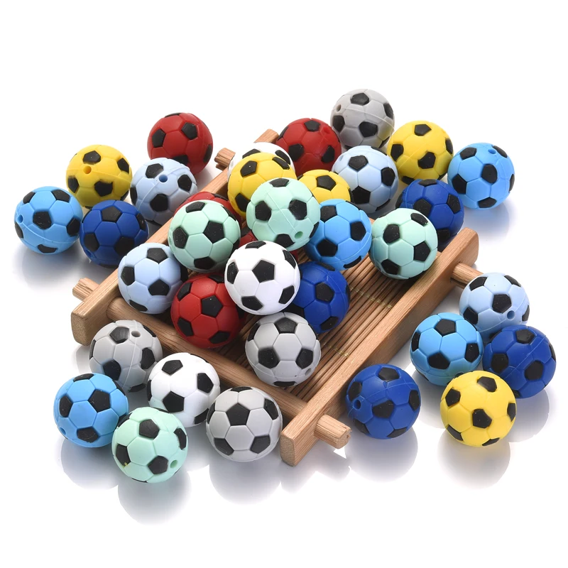 Cuentas redondas silicona 19mm pack 10
