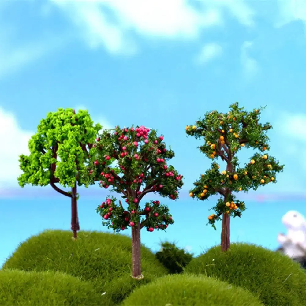 Árboles artificiales mini de sauce rosa para micro paisajes - imagen 4