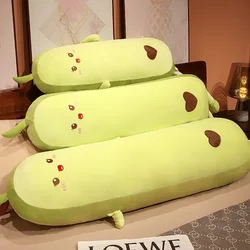 Almohada larga de aguacate verde para dormir infantil peluche corazón