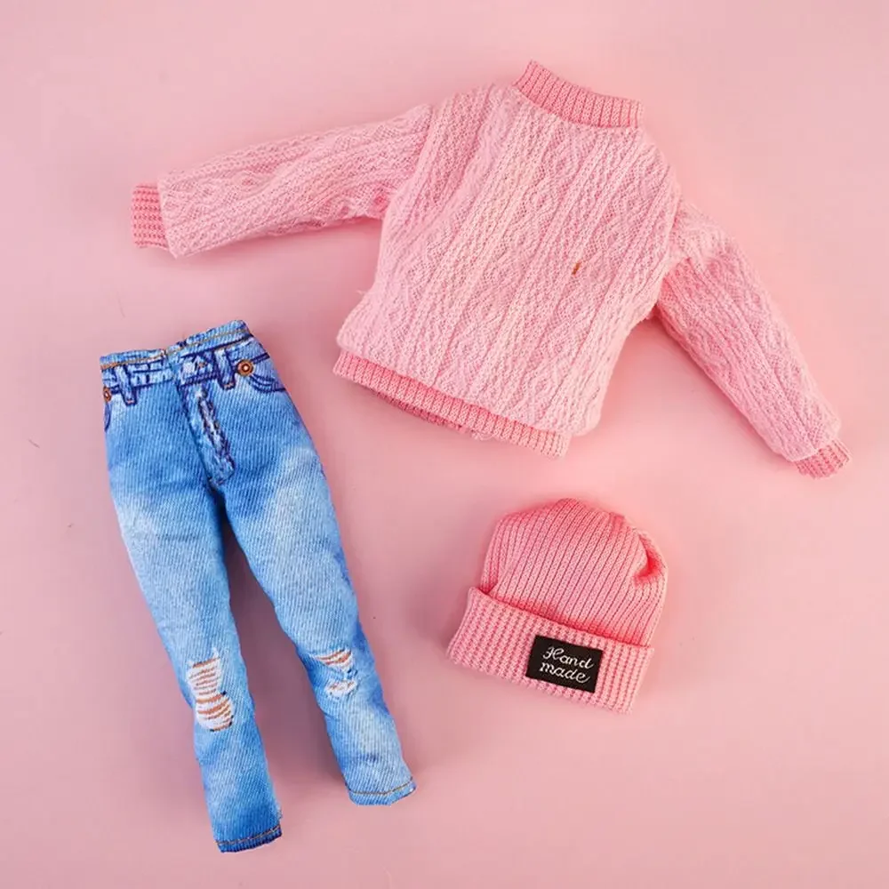 Conjunto muñeca para niña: sombrero, jersey y pantalón de juego - imagen 3