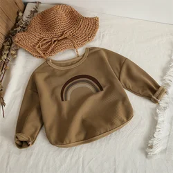 Camiseta de manga larga con cuello redondo para niño – Primavera