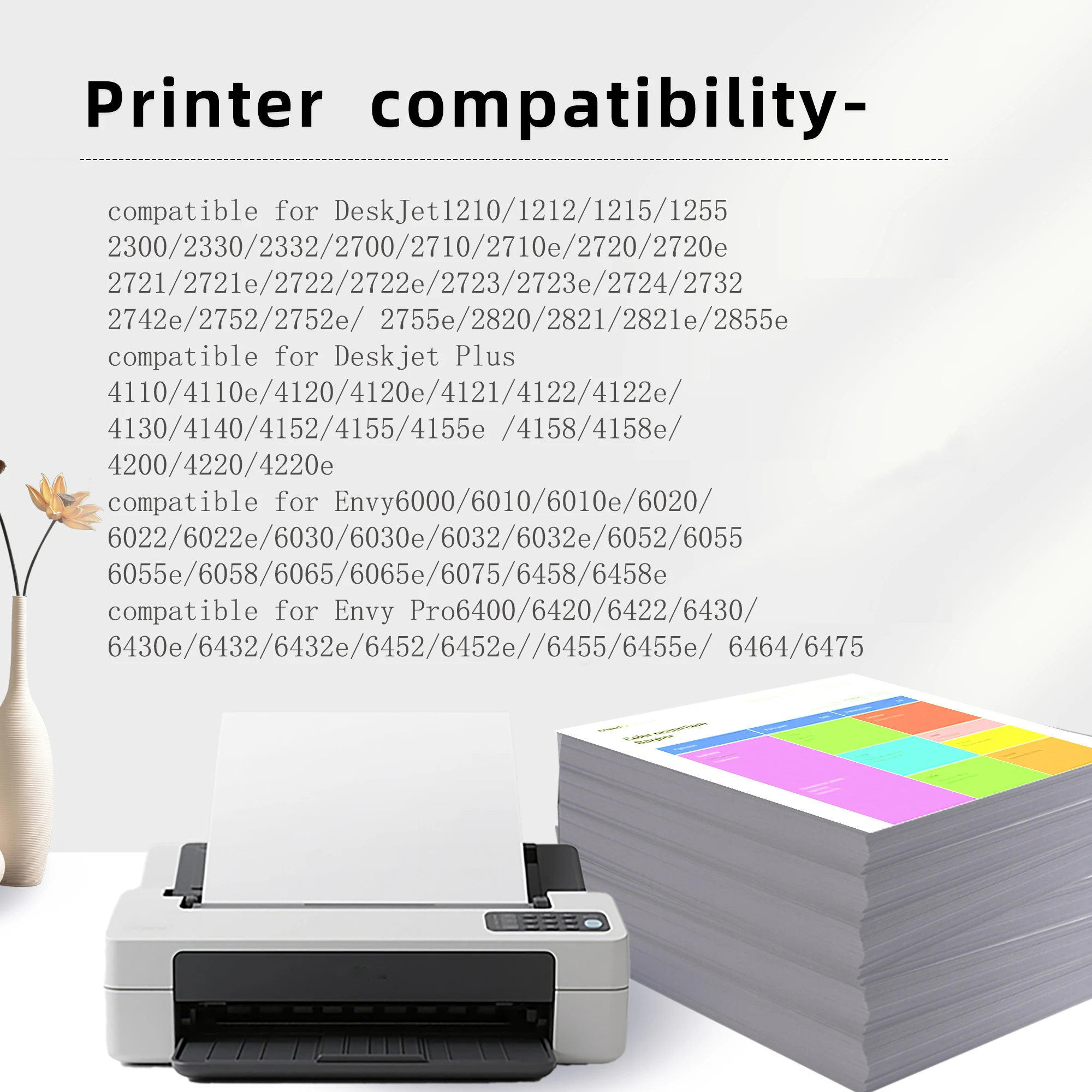 HP DeskJet cartuchos de tinta compatibles negros y color - imagen 3