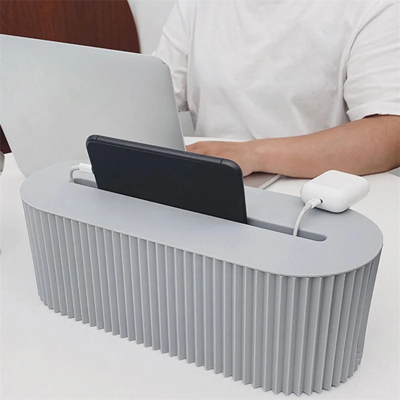 Organizador de cables portátil para mesa dormitorio, práctico - imagen 4