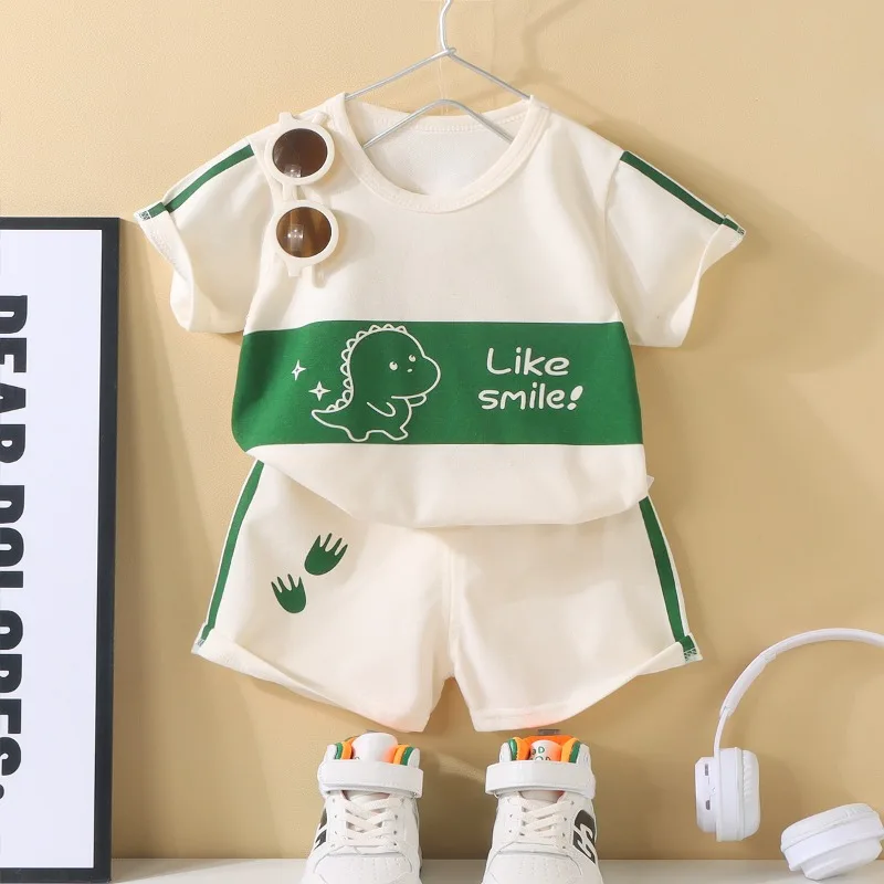 Conjunto de manga corta para niños verano – sudadera ligera - imagen 2