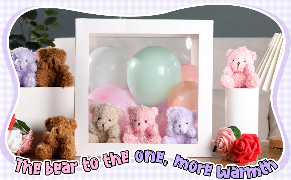 Mini peluches suaves listos para regalar