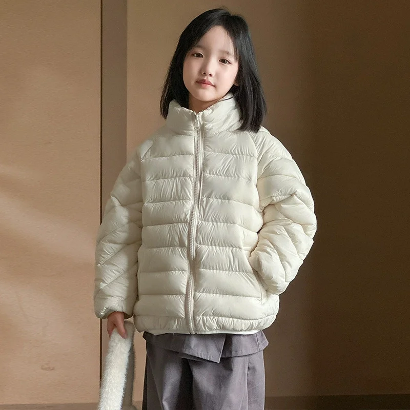 Chaqueta de plumón ligera para niños y niñas, abrigo cálido - imagen 3