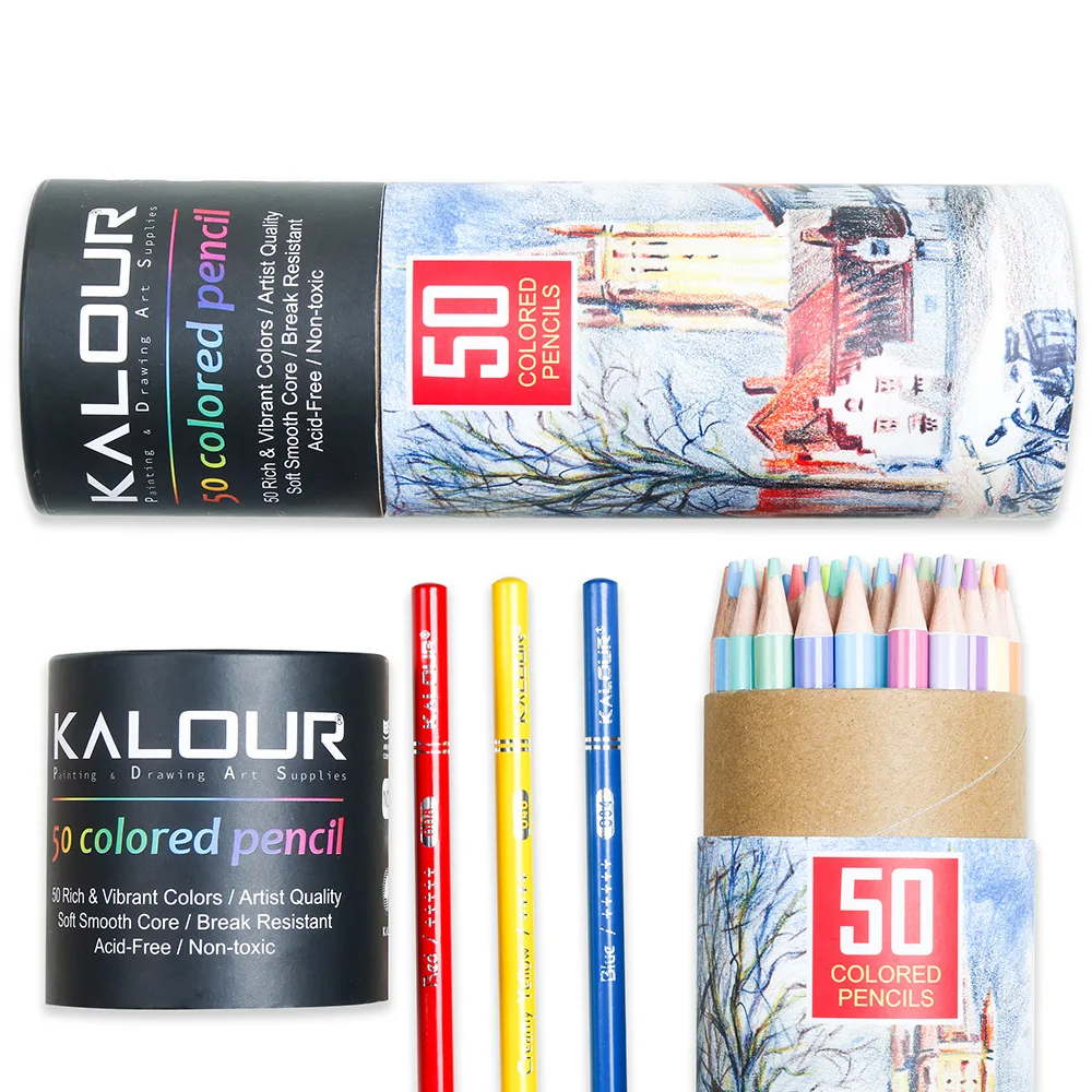 Lápices de colores para dibujo graffiti pintado a mano escolar - imagen 3