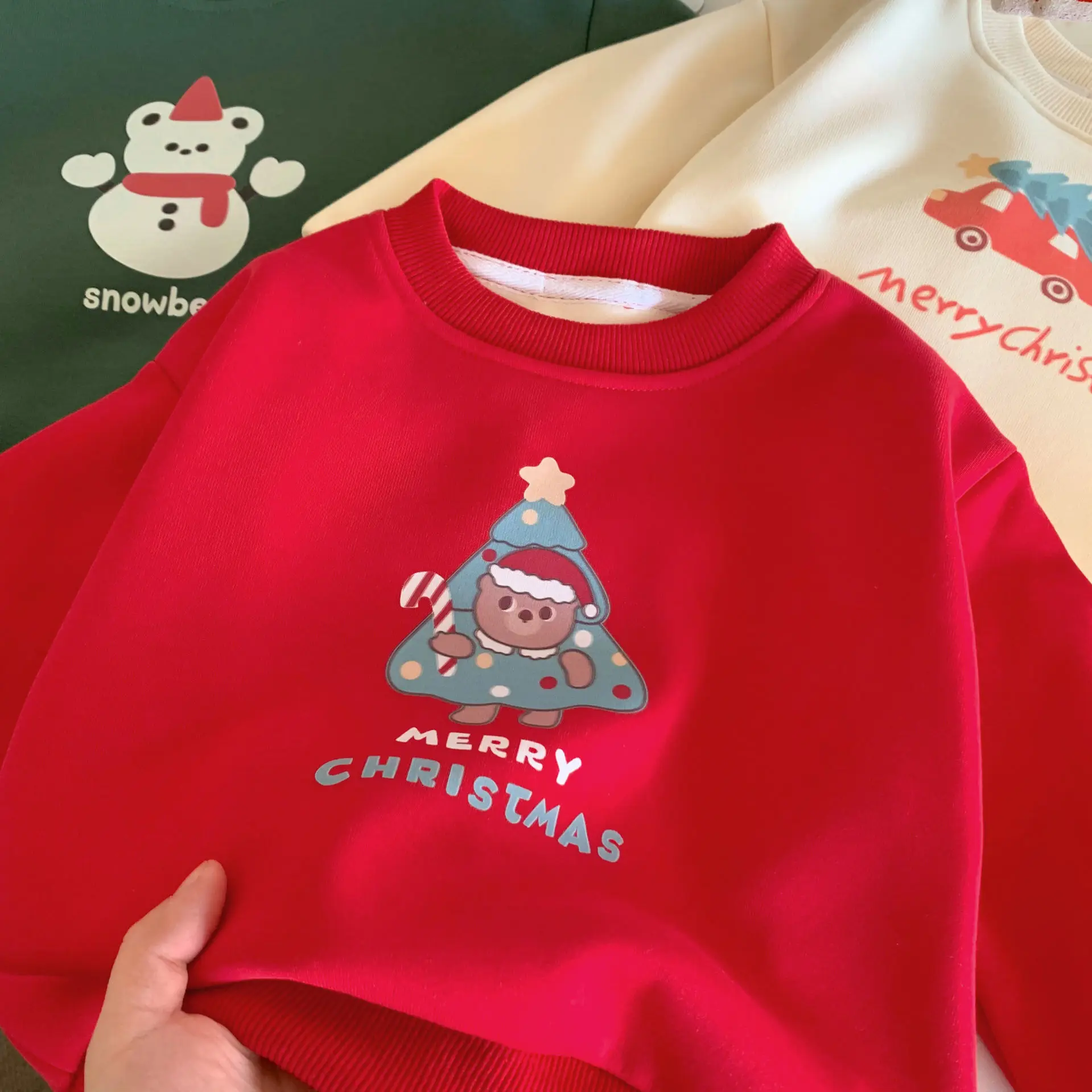Detalle del estilo infantil de invierno