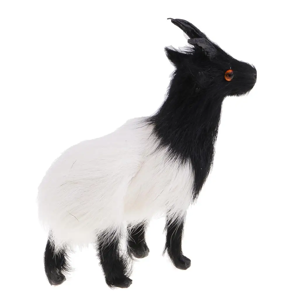 Figura de cabra de lana para manualidades y casa de muñecas - imagen 4