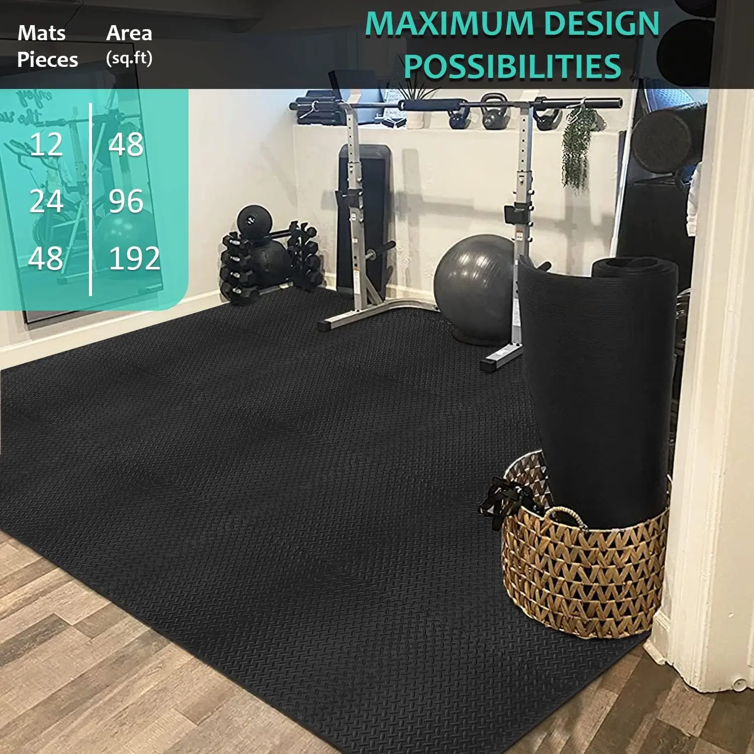Esterilla gimnasio espuma EVA encastrable antideslizante impermeable - imagen 5