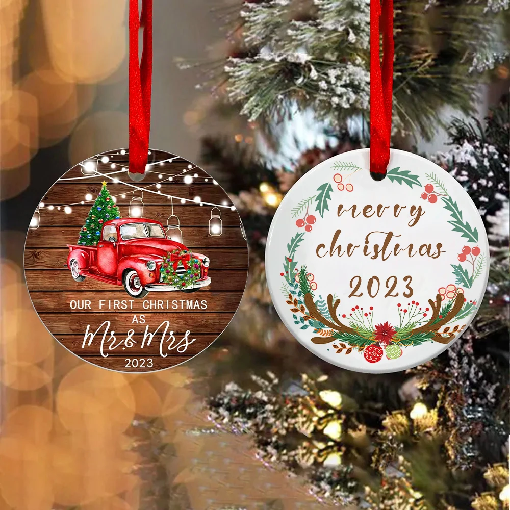 Adorno de tu primera Navidad juntos – Decoración árbol Navidad