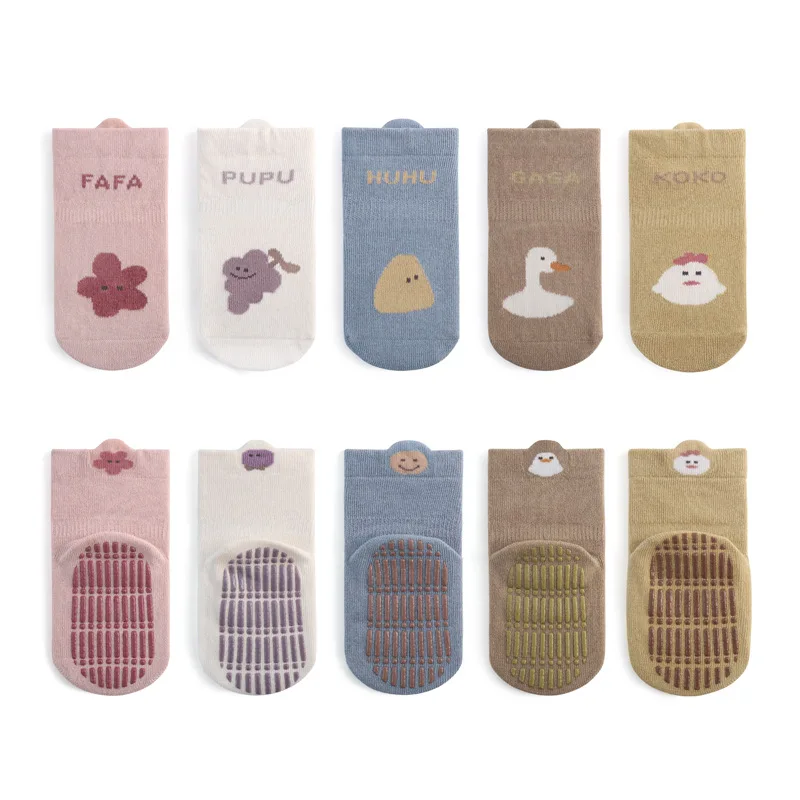 Calcetines antideslizantes para bebés y niños – Pack 5 - imagen 4