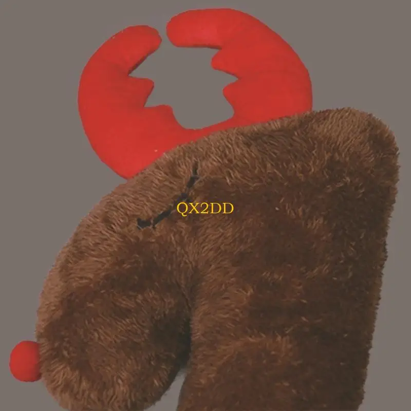 QX2D Accesorio fotografía para recién nacidos peluche reno - imagen 2