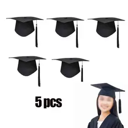 Sombrero de graduación unisex en fibras acrílicas para recuerdo