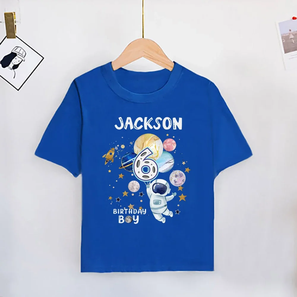 Camiseta astronauta infantil – Prints espaciales para niños