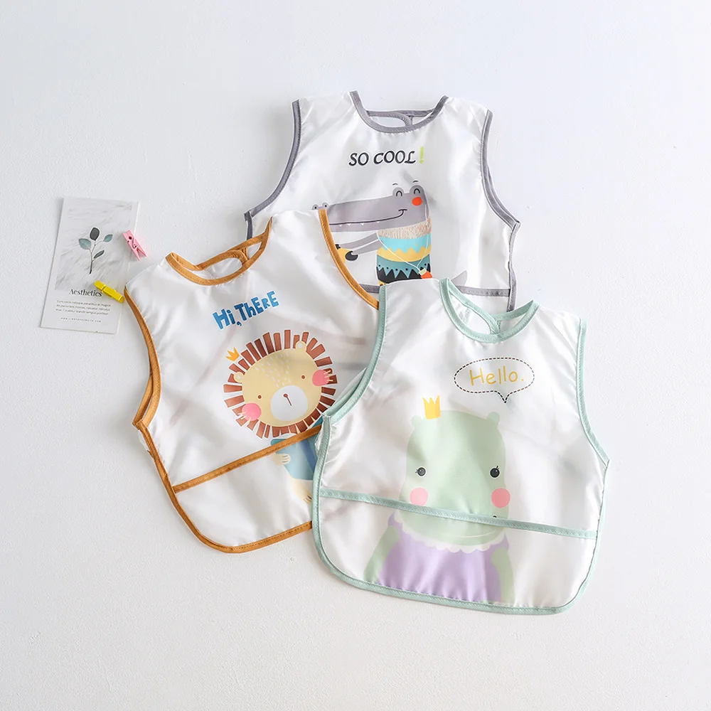 Babero bandana impermeable para bebé – Dibujos animados - imagen 3