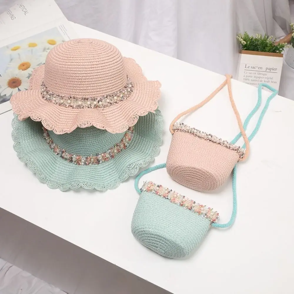 Sombrero de sol infantil paja multicolor para verano - imagen 5