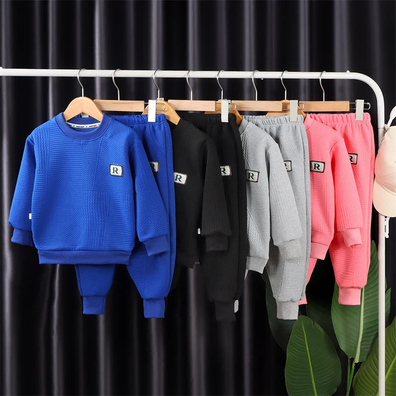 Conjunto cálido para bebé de algodón 2 piezas