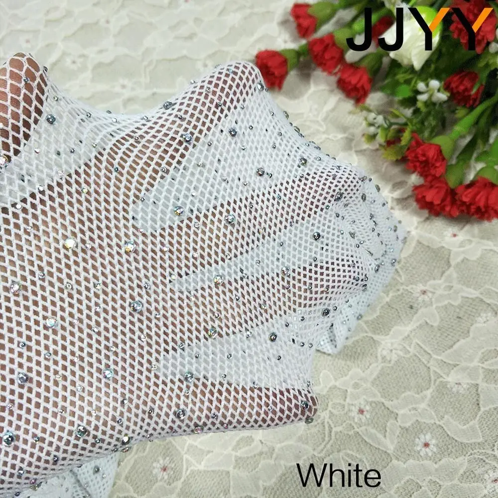 Pantimedias de rejilla brillantes con purpurina y malla fina - imagen 2