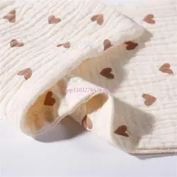 NITDLER FACACLOTH Babero de gasa y algodón suave para bebés que babean