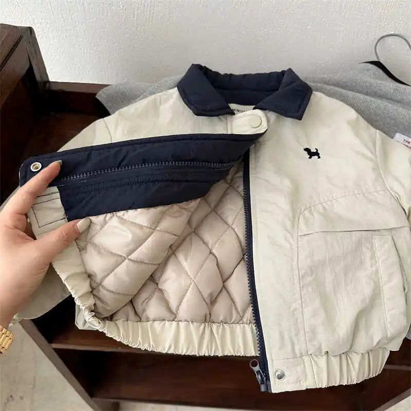 Chaqueta de invierno para niños – Abrigo suave de algodón