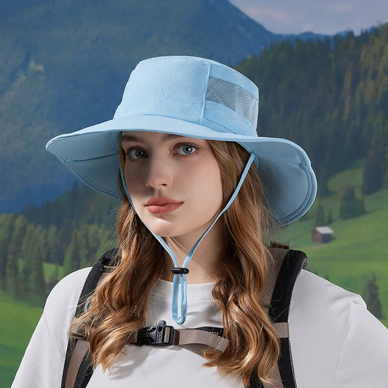 Sombrero pescador de ala ancha unisex para verano, secado rápido - imagen 5