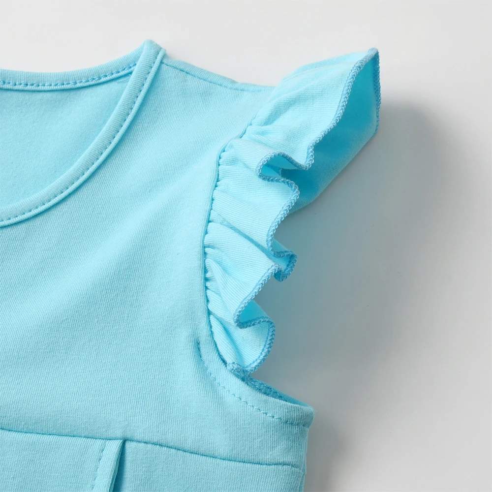 Tejido ligero y estampado infantil de unicornio