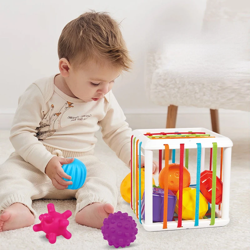 Juguete Montessori arcoíris para bebé