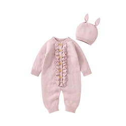 Peleles de bebé 0-18m en color sólido – Monos de moda para otoño