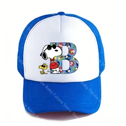 Gorra Snoopy infantil ajustable de dibujos animados para el sol