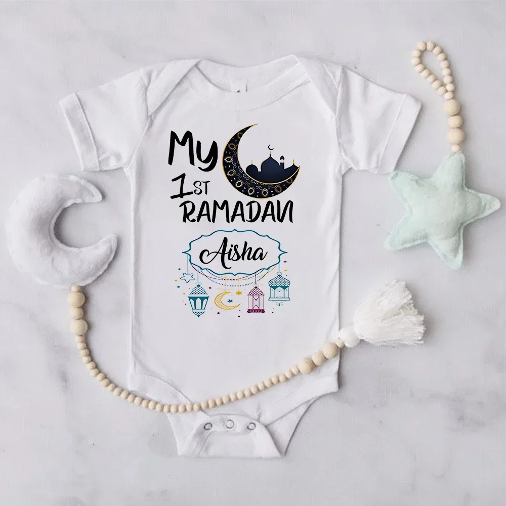 Body Eid para bebé – Peto personalizado manga corta infantil - imagen 4