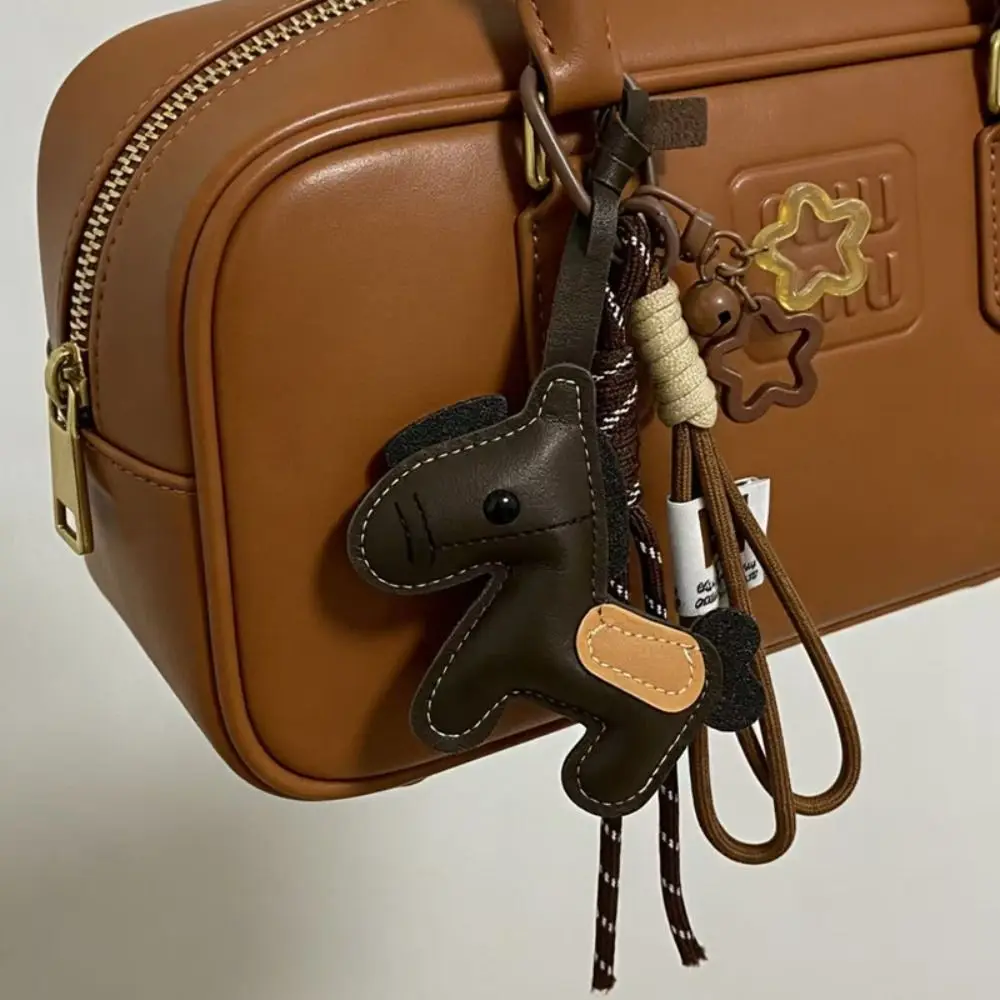 Colgante para bolso con caballo vintage y cuerda de nailon trenzada - imagen 2