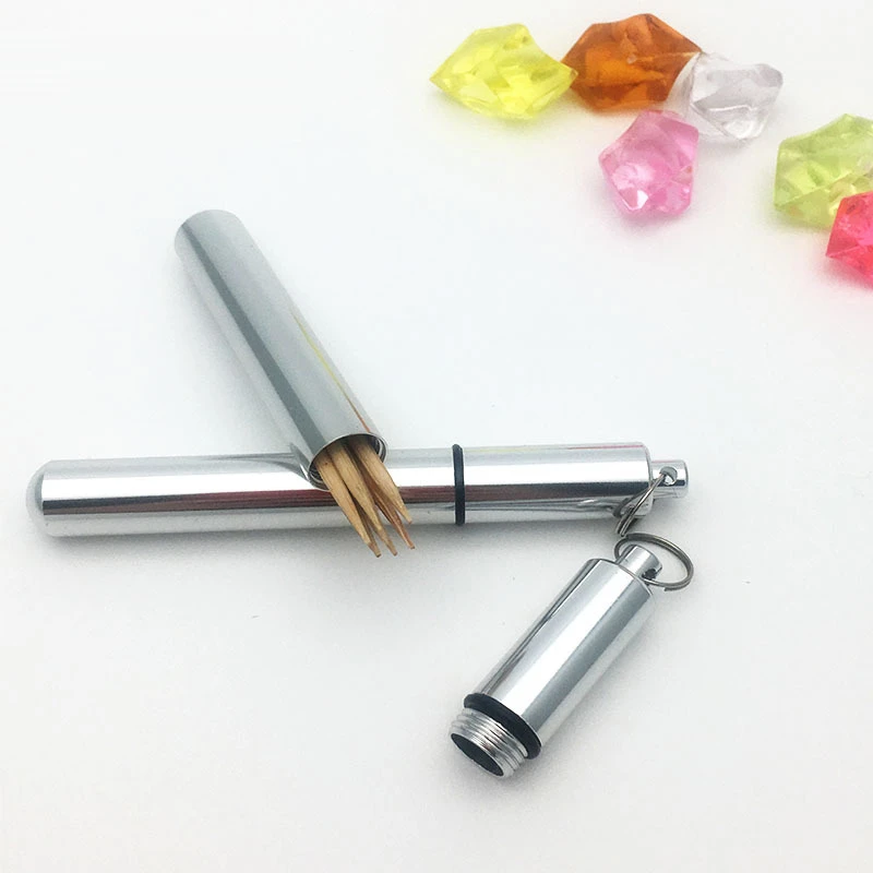 Porta palillos aluminio antiherrumbre con estuche viaje - imagen 5