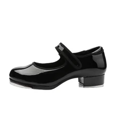 Zapatos de claqué para mujer antideslizantes con velcro y suela