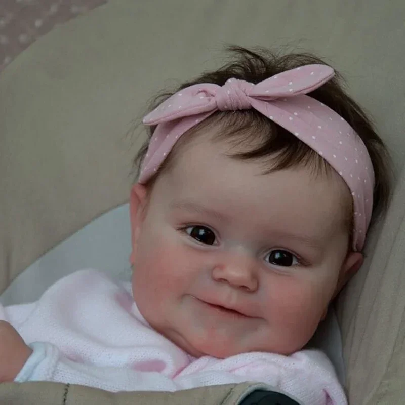 NPK Muñeca reborn Maddie pintada a mano 3D efecto piel suave - imagen 4