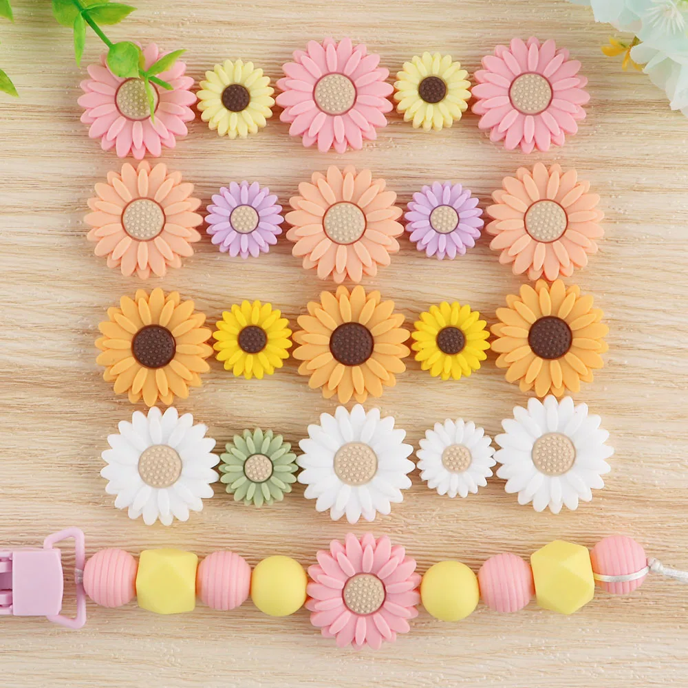 Kovict Mini Clips crisantemo – Cuentas de silicona para manualidades infantiles - imagen 5
