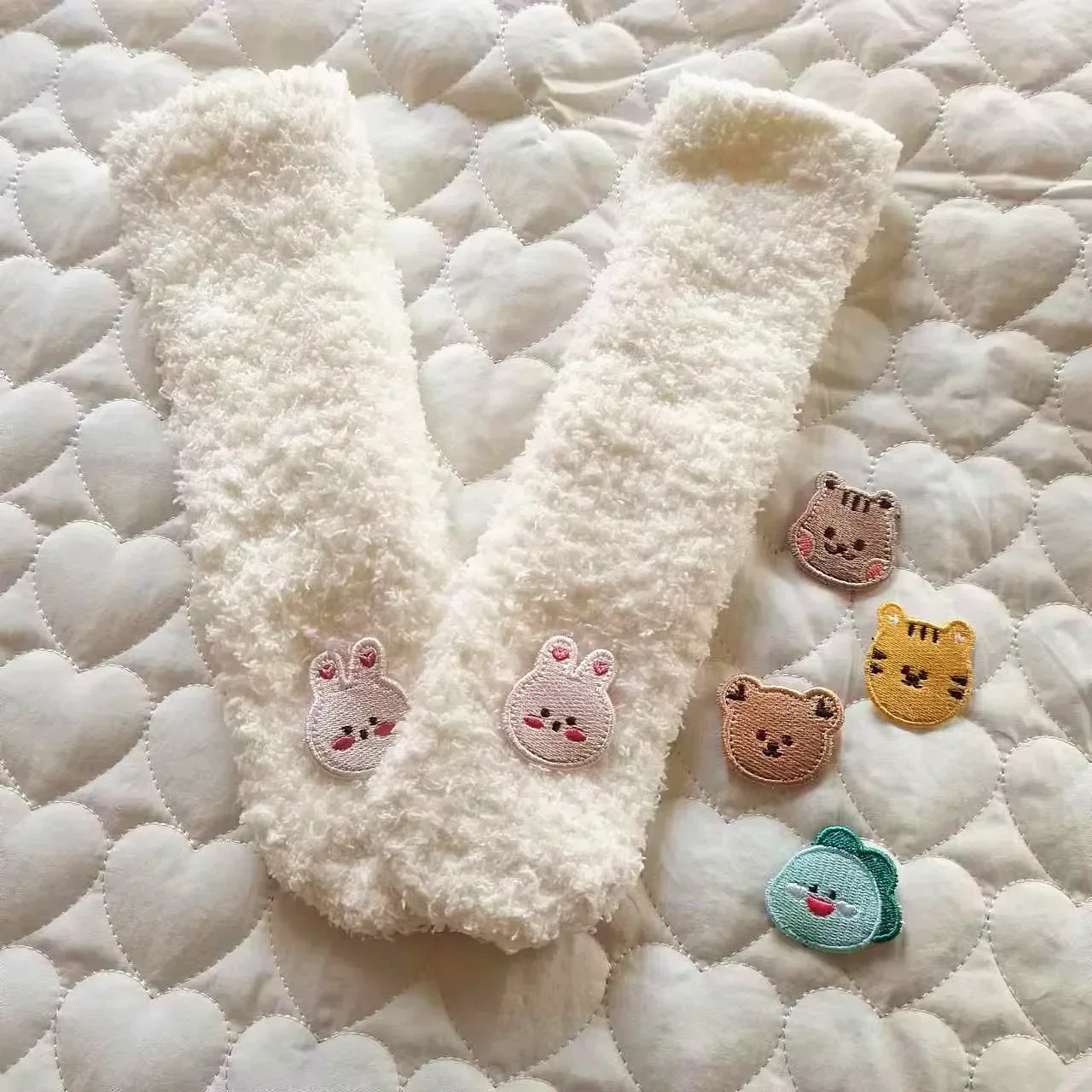 Calcetines de felpa antideslizantes para bebé – Invierno - imagen 4