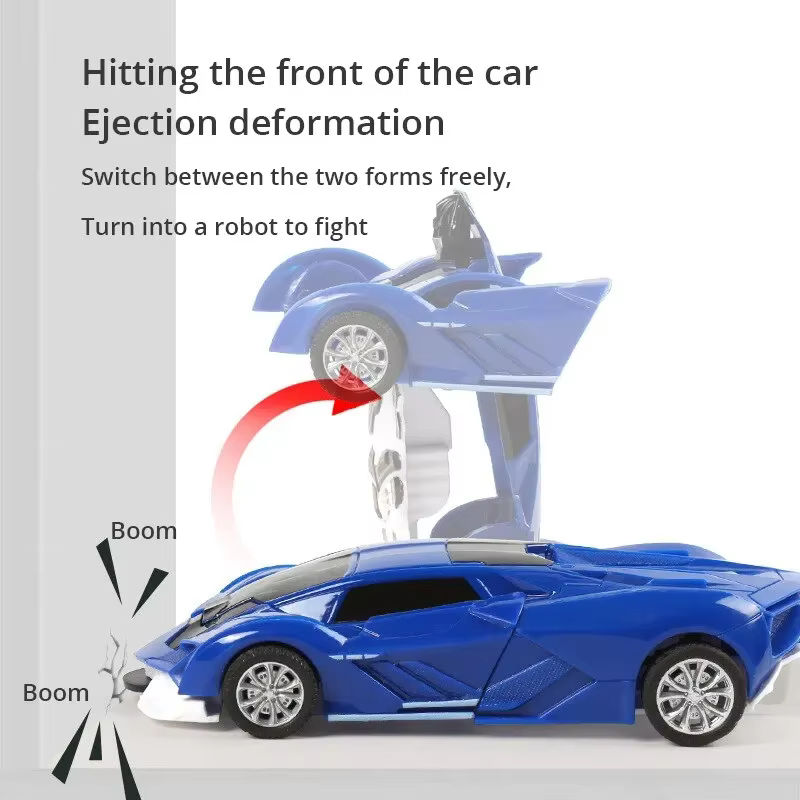 Coche de juguete robot transformable automático con colisión - imagen 3