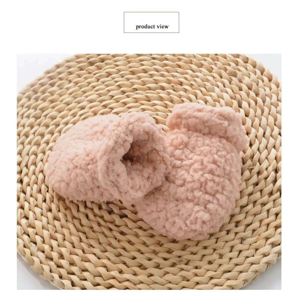 Guantes de lana felpa para niños, suave y cálido invierno - imagen 4