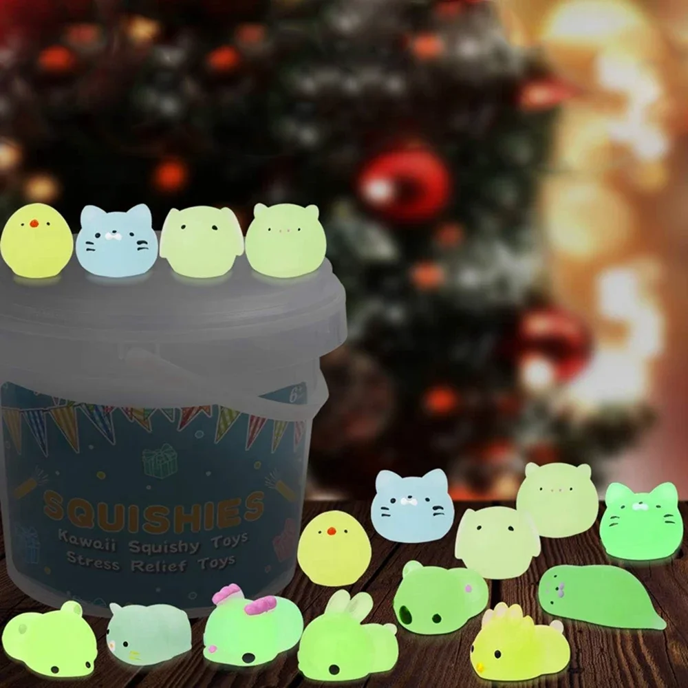 Pack de juguetes de animales brillantes