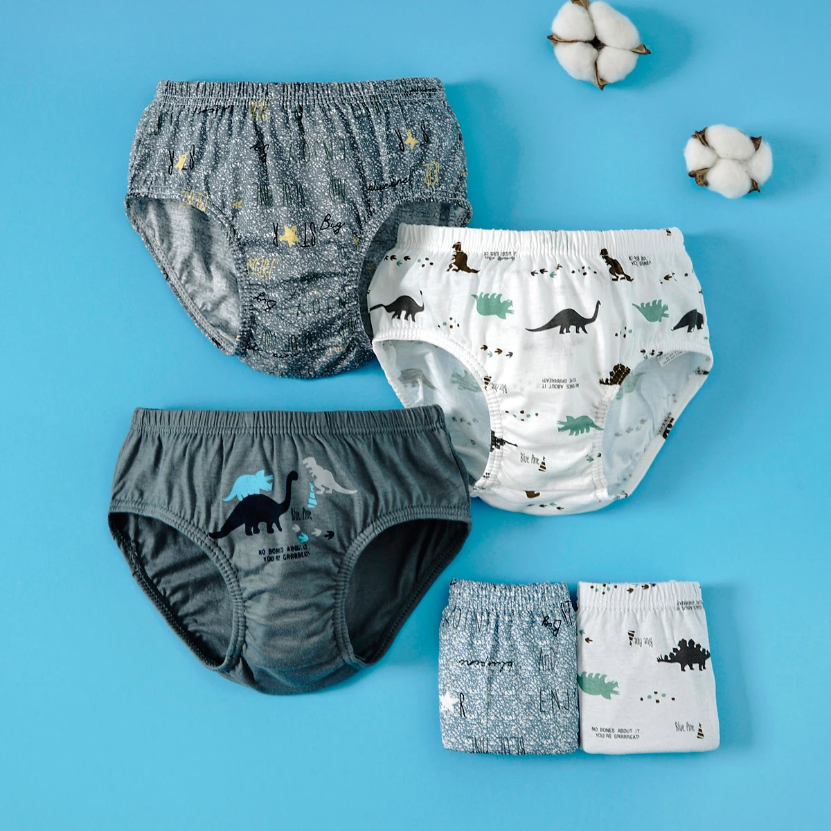 Calzoncillos de dinosaurio para niño – Algodón suave y transpirable - imagen 5