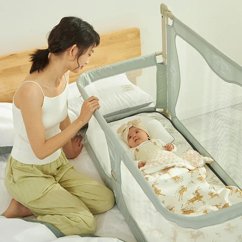 Cuna ligera para bebé - cama de uso dual con protección - imagen 5