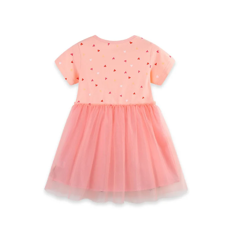 Falda princesa de malla para niña con bordados y patchwork - imagen 5