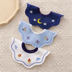 Baberos impermeables de algodón para bebés antivómitos recién nacidos