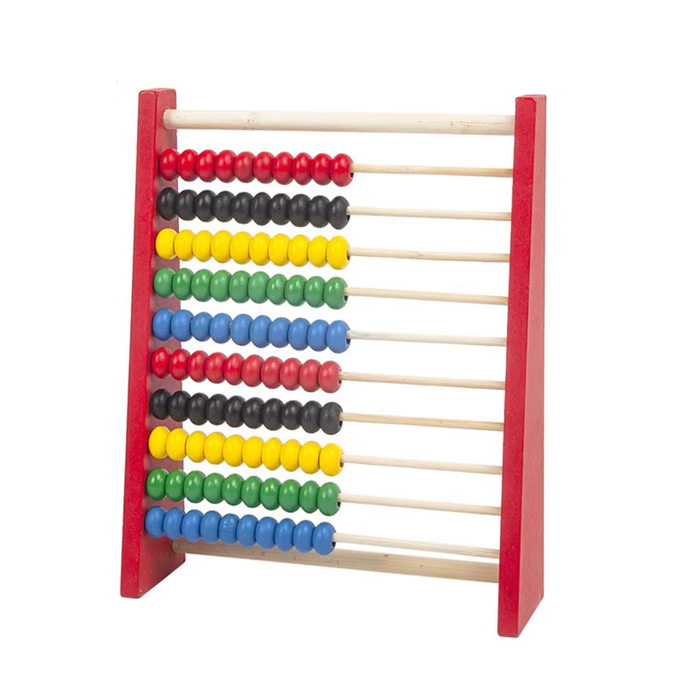 Ábaco de madera infantil para aprender matemáticas tempranas - imagen 2