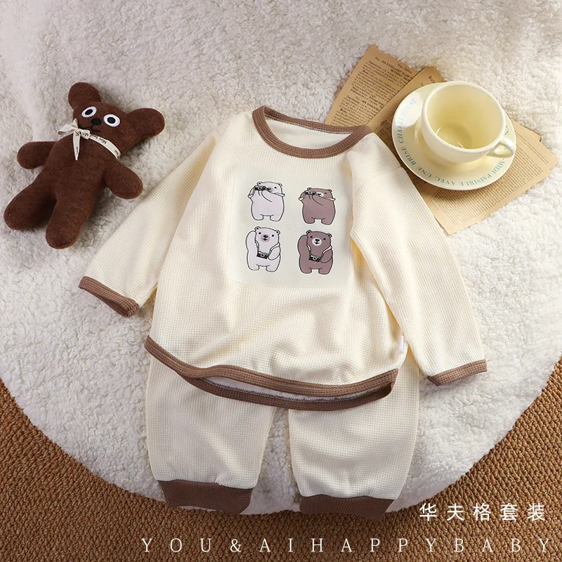 Conjunto de bebé informal con sudadera y pantalón deportivo - imagen 3