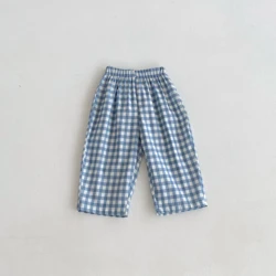 Pantalones harem de verano holgados y ligeros para niños