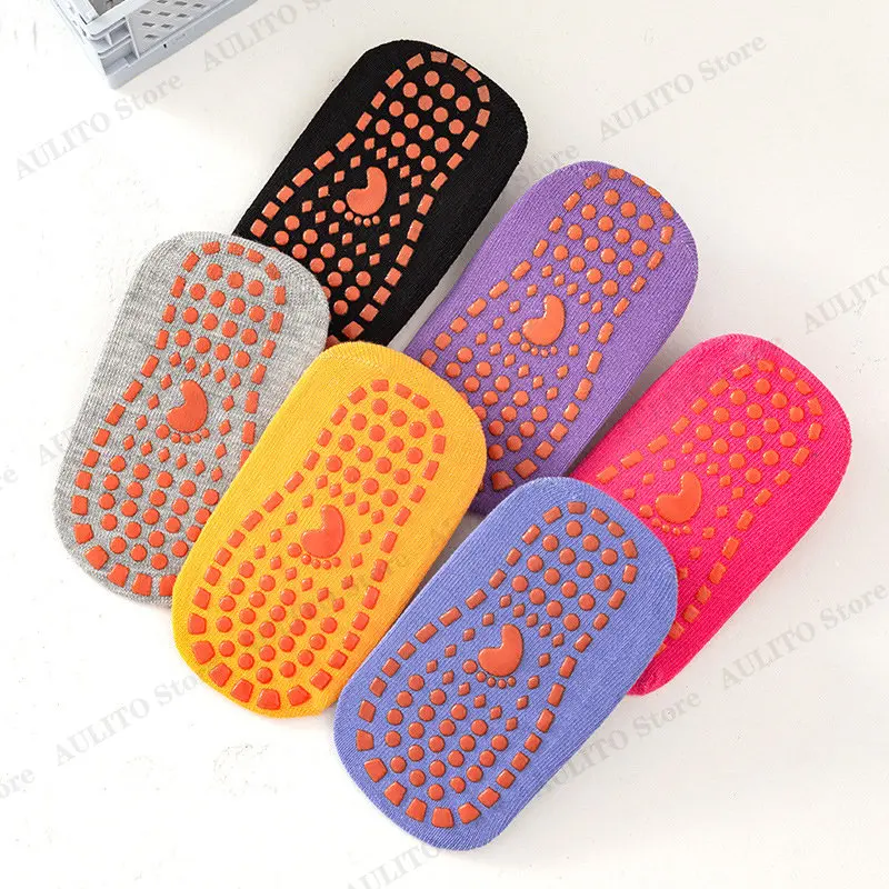 Calcetines antideslizantes de algodón para trampolín – Transpirables niños - imagen 4