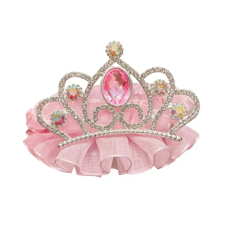 Horquilla de princesa con pedrería y gasa para coleta - imagen 5